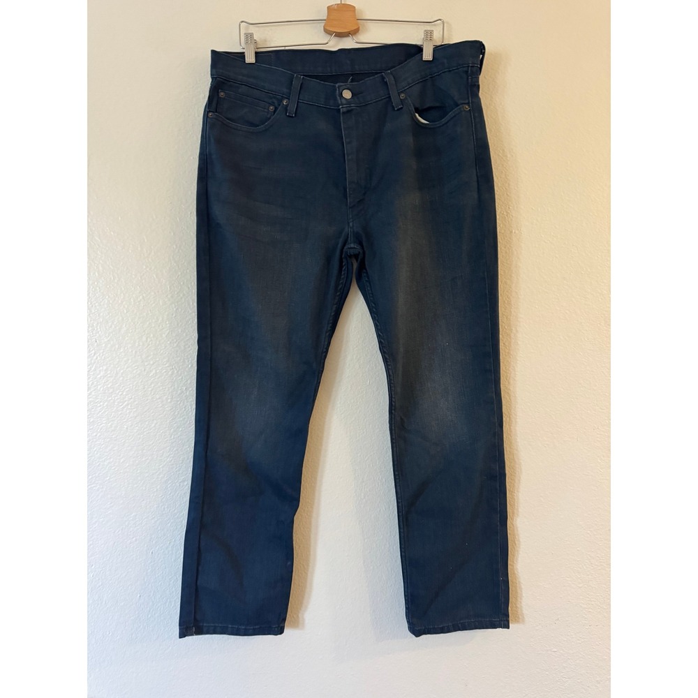 Levis 511 Slim Fit Jeans Stretch Dark Wash Blue Denim Pants 38x30 Excellent Cond